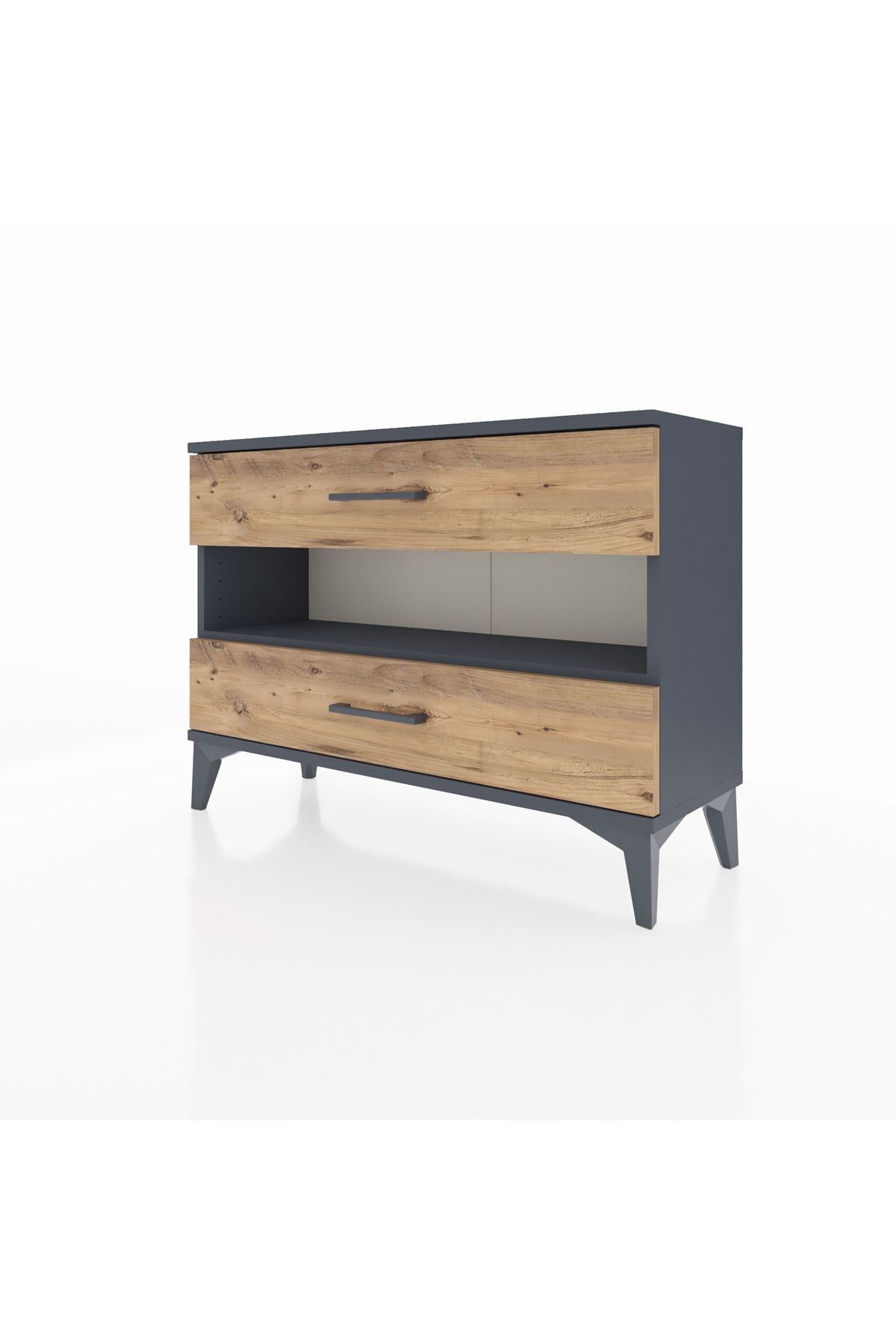 Arges Şifonyer Tek Raflı 2 Çekmeceli 88x30x64 - S02M003V6A