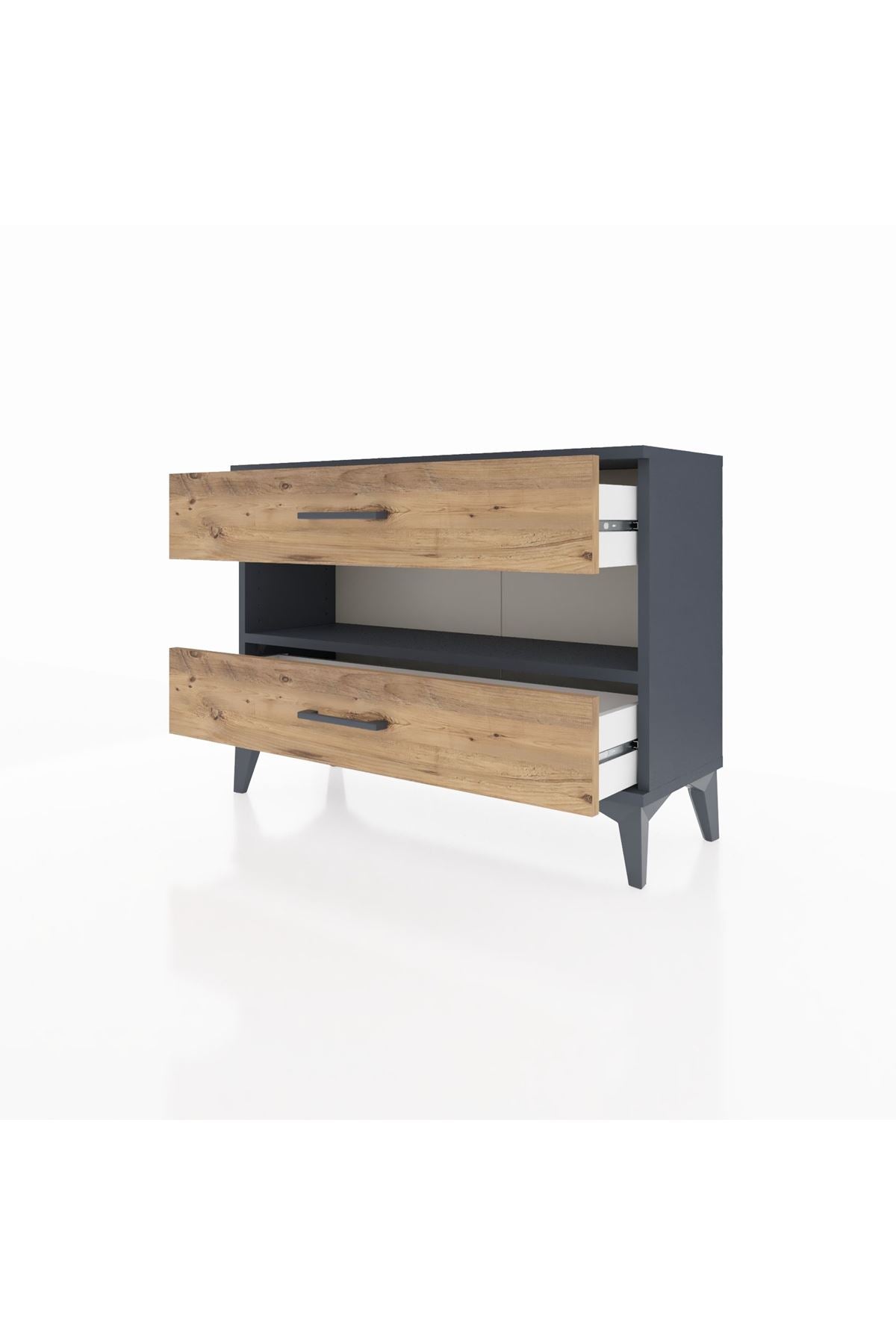 Arges Şifonyer Tek Raflı 2 Çekmeceli 88x30x64 - S02M003V6A