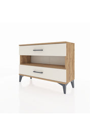 Arges Şifonyer Tek Raflı 2 Çekmeceli 88x30x64 - S02M003V7A