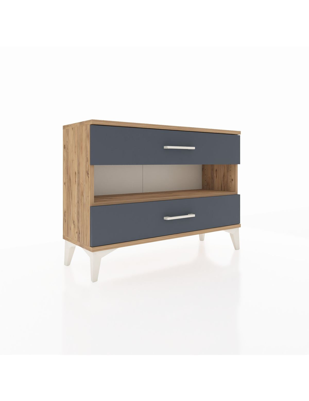 Arges Şifonyer Tek Raflı 2 Çekmeceli 88x30x64 - S02M003V8A
