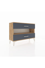 Arges Şifonyer Tek Raflı 2 Çekmeceli 88x30x64 - S02M003V8A