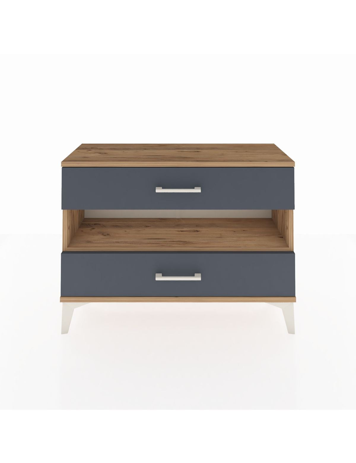 Arges Şifonyer Tek Raflı 2 Çekmeceli 88x30x64 - S02M003V8A