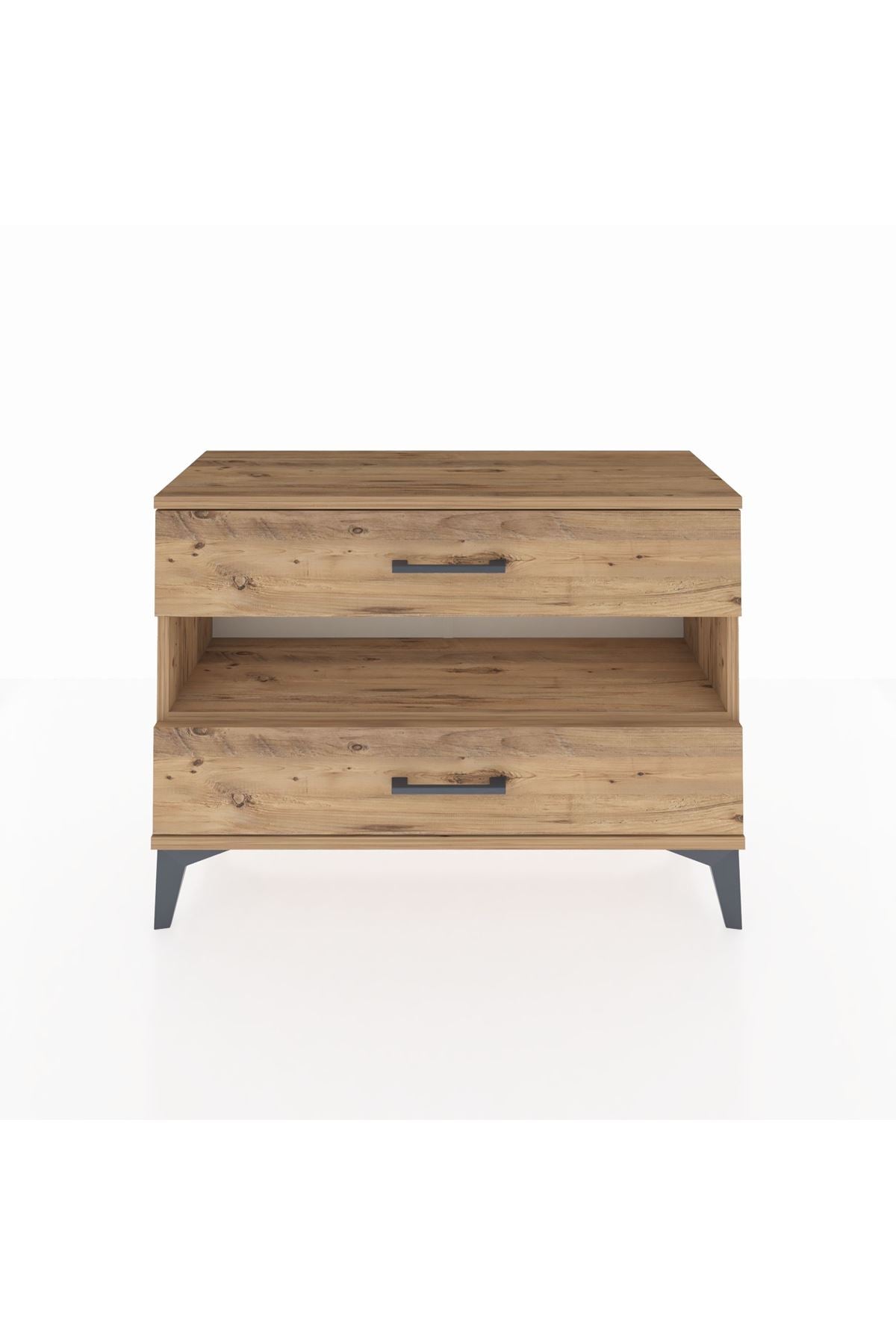 Arges Şifonyer Tek Raflı 2 Çekmeceli 88x30x64 - S02M003V9A