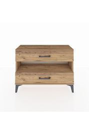 Arges Şifonyer Tek Raflı 2 Çekmeceli 88x30x64 - S02M003V9A