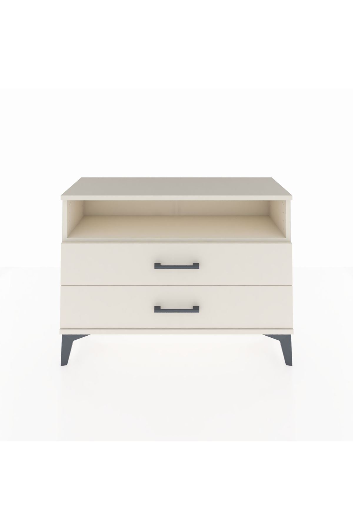 Arges Şifonyer Tek Raflı 2 Çekmeceli 88x30x64 - S02M005V1A