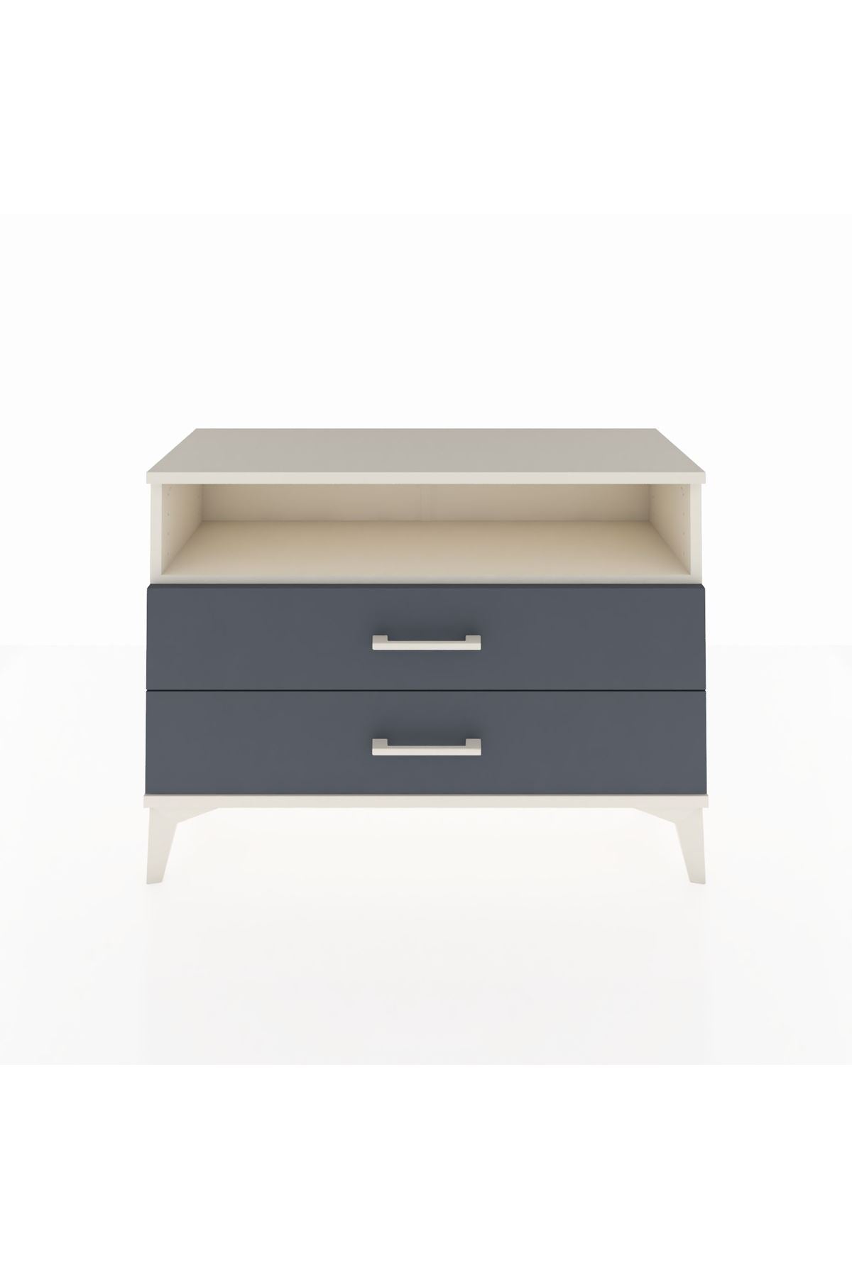 Arges Şifonyer Tek Raflı 2 Çekmeceli 88x30x64 - S02M005V2A