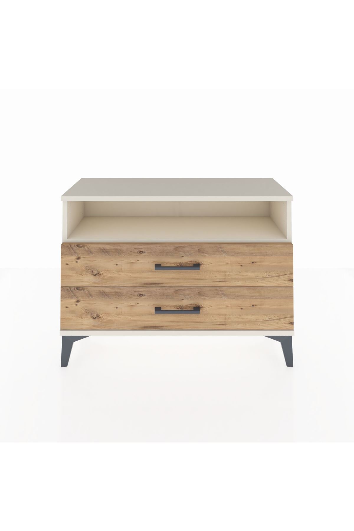 Arges Şifonyer Tek Raflı 2 Çekmeceli 88x30x64 - S02M005V3A