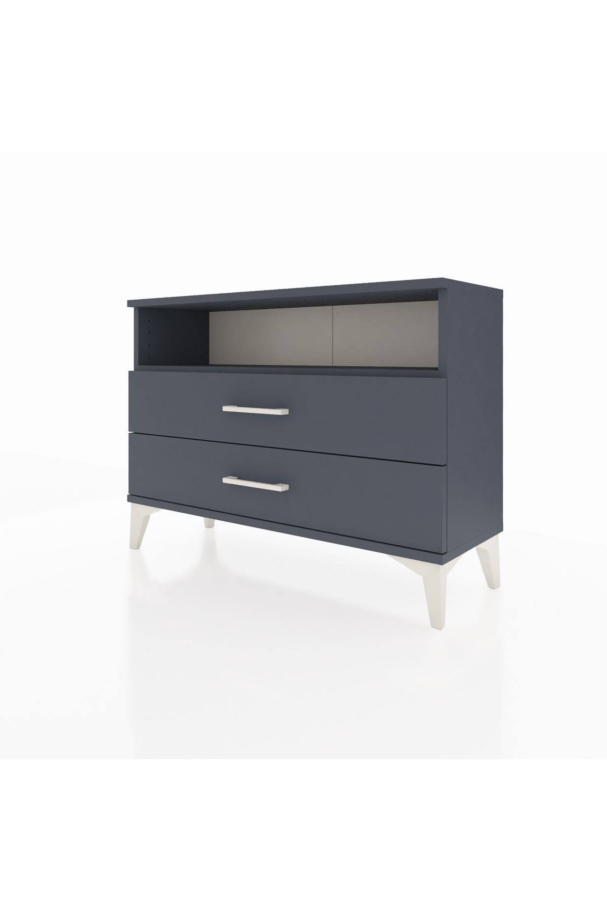 Arges Şifonyer Tek Raflı 2 Çekmeceli 88x30x64 - S02M005V5A