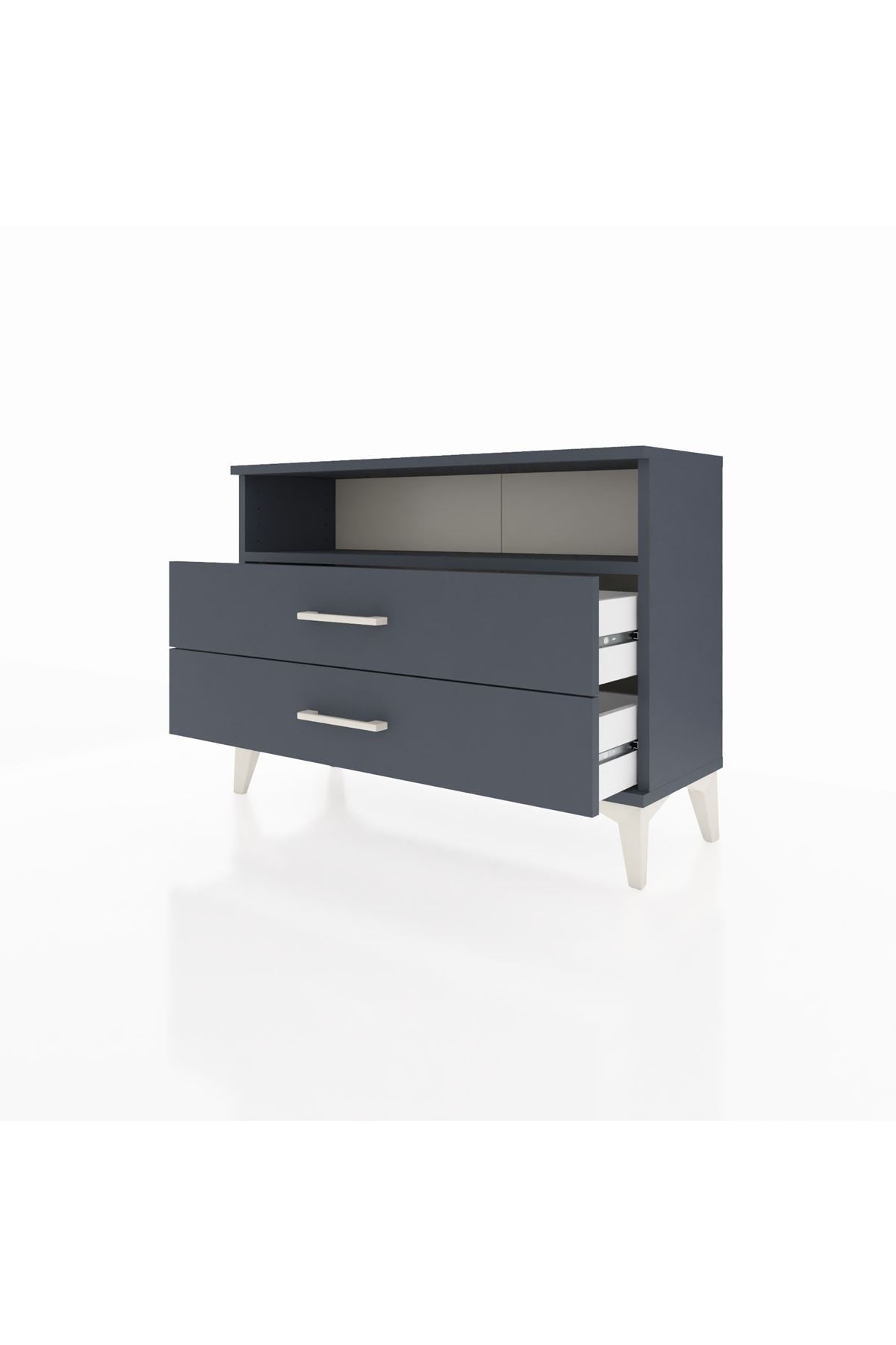 Arges Şifonyer Tek Raflı 2 Çekmeceli 88x30x64 - S02M005V5A