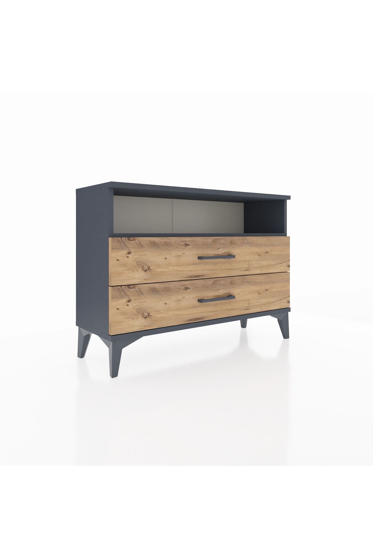 Arges Şifonyer Tek Raflı 2 Çekmeceli 88x30x64 - S02M005V6A