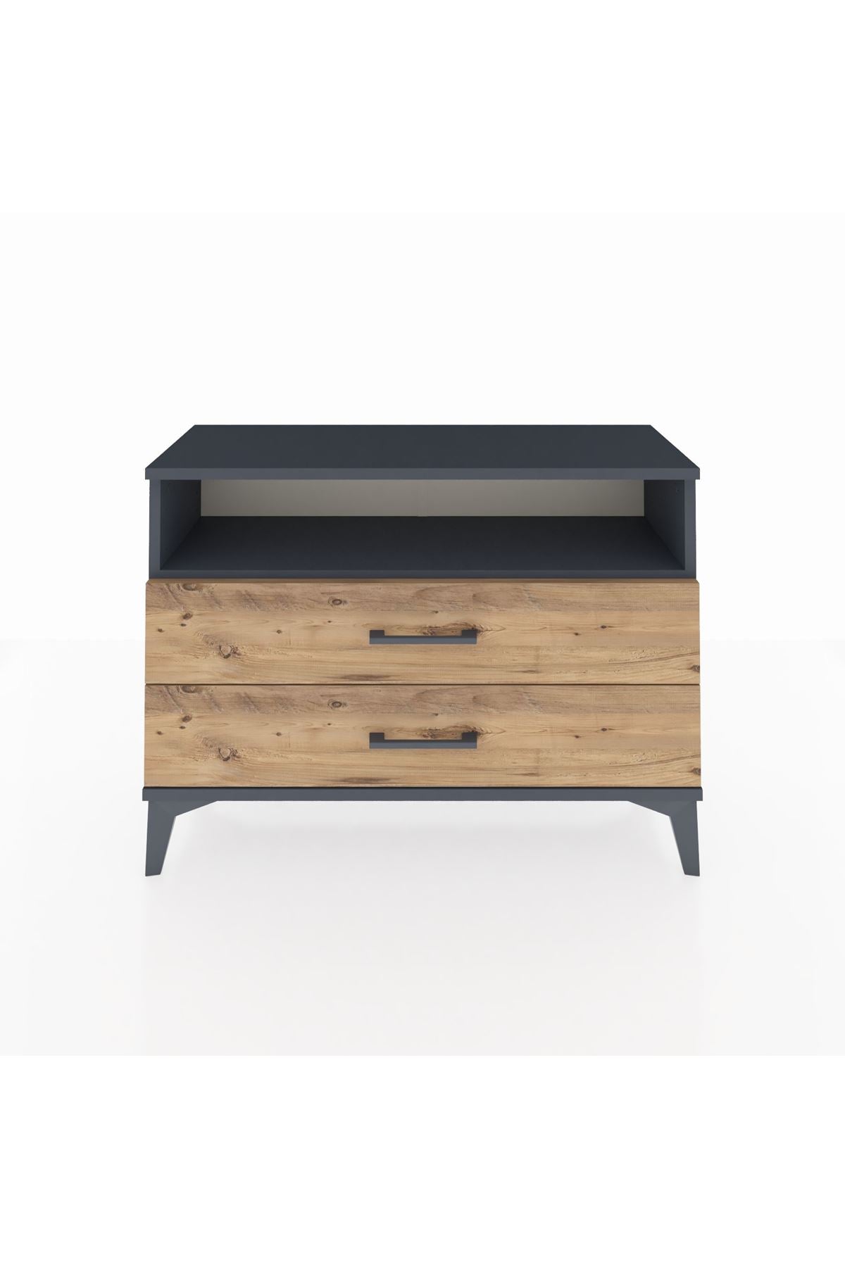 Arges Şifonyer Tek Raflı 2 Çekmeceli 88x30x64 - S02M005V6A