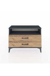 Arges Şifonyer Tek Raflı 2 Çekmeceli 88x30x64 - S02M005V6A