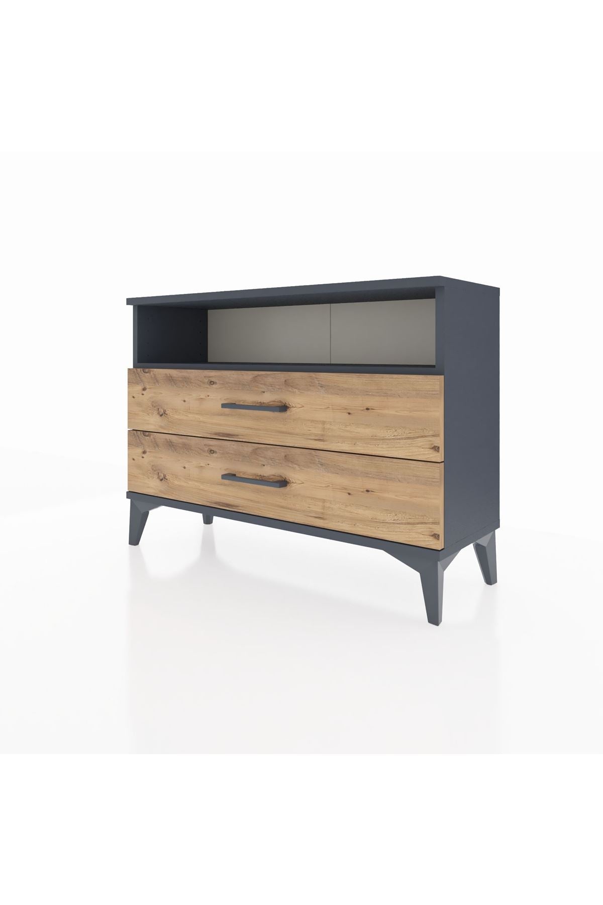 Arges Şifonyer Tek Raflı 2 Çekmeceli 88x30x64 - S02M005V6A