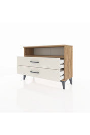 Arges Şifonyer Tek Raflı 2 Çekmeceli 88x30x64 - S02M005V7A