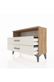 Arges Şifonyer Tek Raflı 2 Çekmeceli 88x30x64 - S02M005V7A
