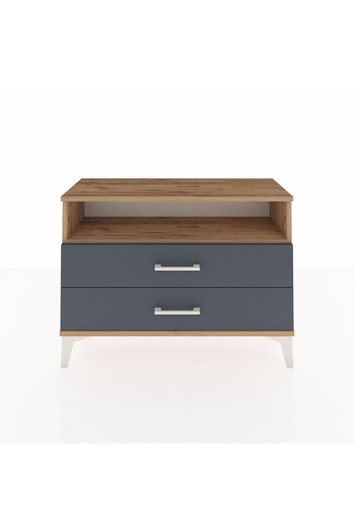 Arges Şifonyer Tek Raflı 2 Çekmeceli 88x30x64 - S02M005V8A
