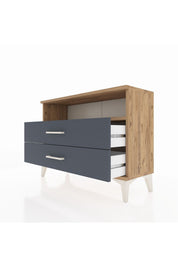 Arges Şifonyer Tek Raflı 2 Çekmeceli 88x30x64 - S02M005V8A