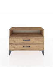 Arges Şifonyer Tek Raflı 2 Çekmeceli 88x30x64 - S02M005V9A