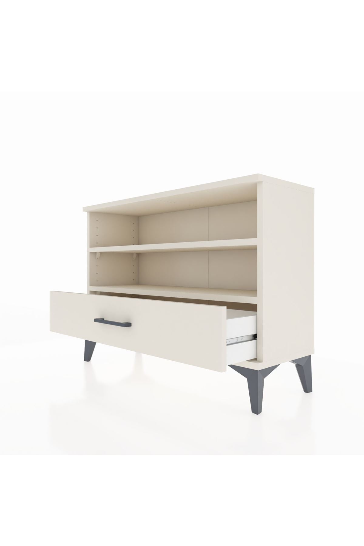 Arges Şifonyer 2 Raflı Tek Çekmeceli 88x30x64 - S02M006V1A