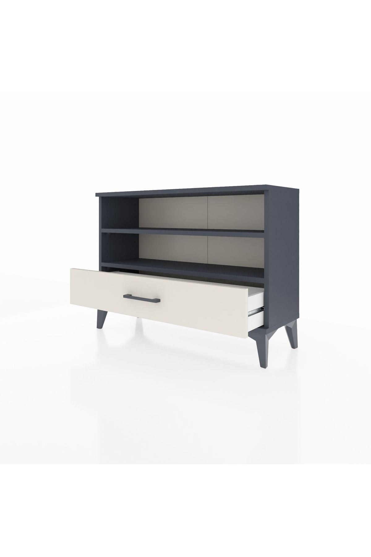 Arges Şifonyer 2 Raflı Tek Çekmeceli 88x30x64 - S02M006V4A