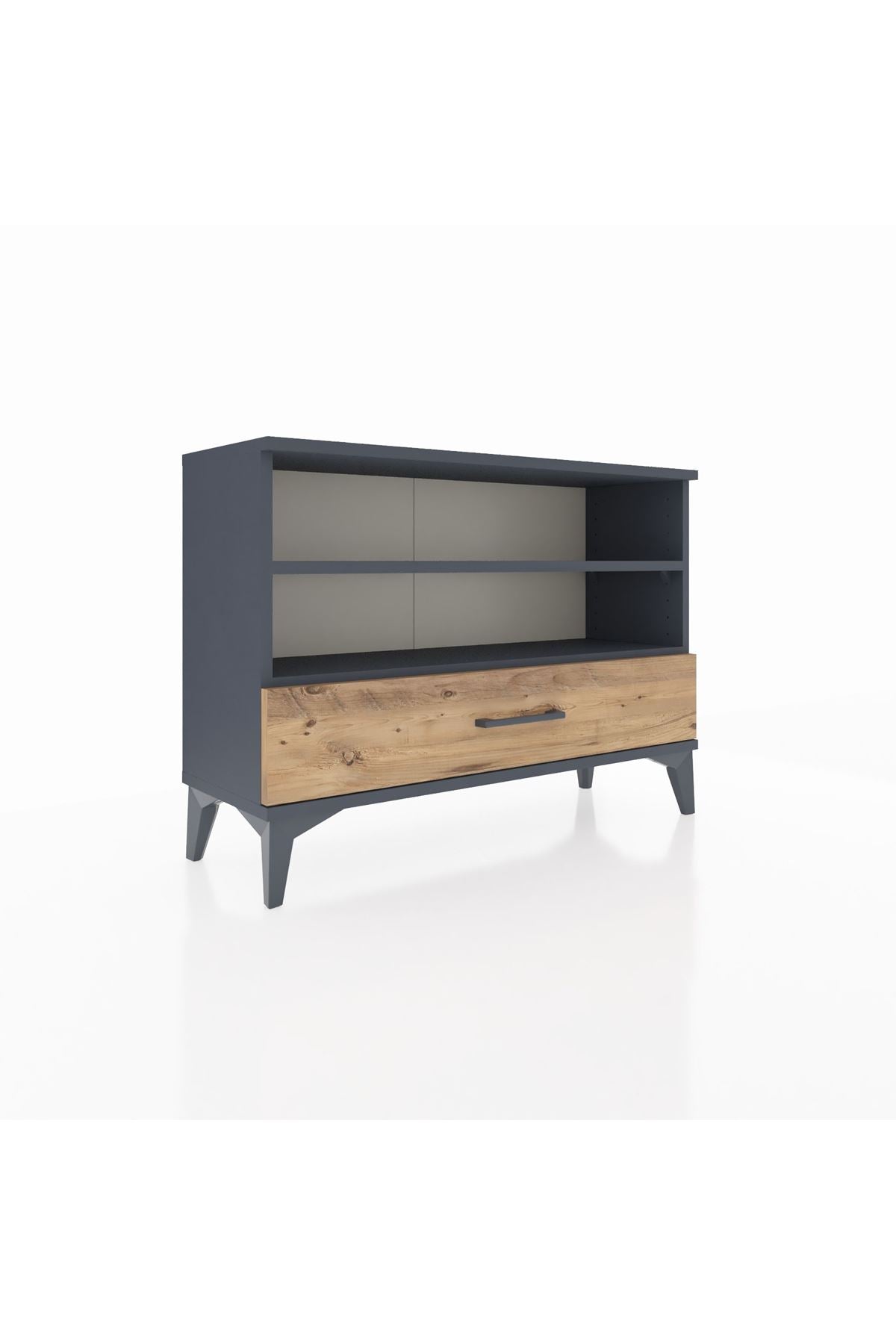 Arges Şifonyer 2 Raflı Tek Çekmeceli 88x30x64 - S02M006V6A