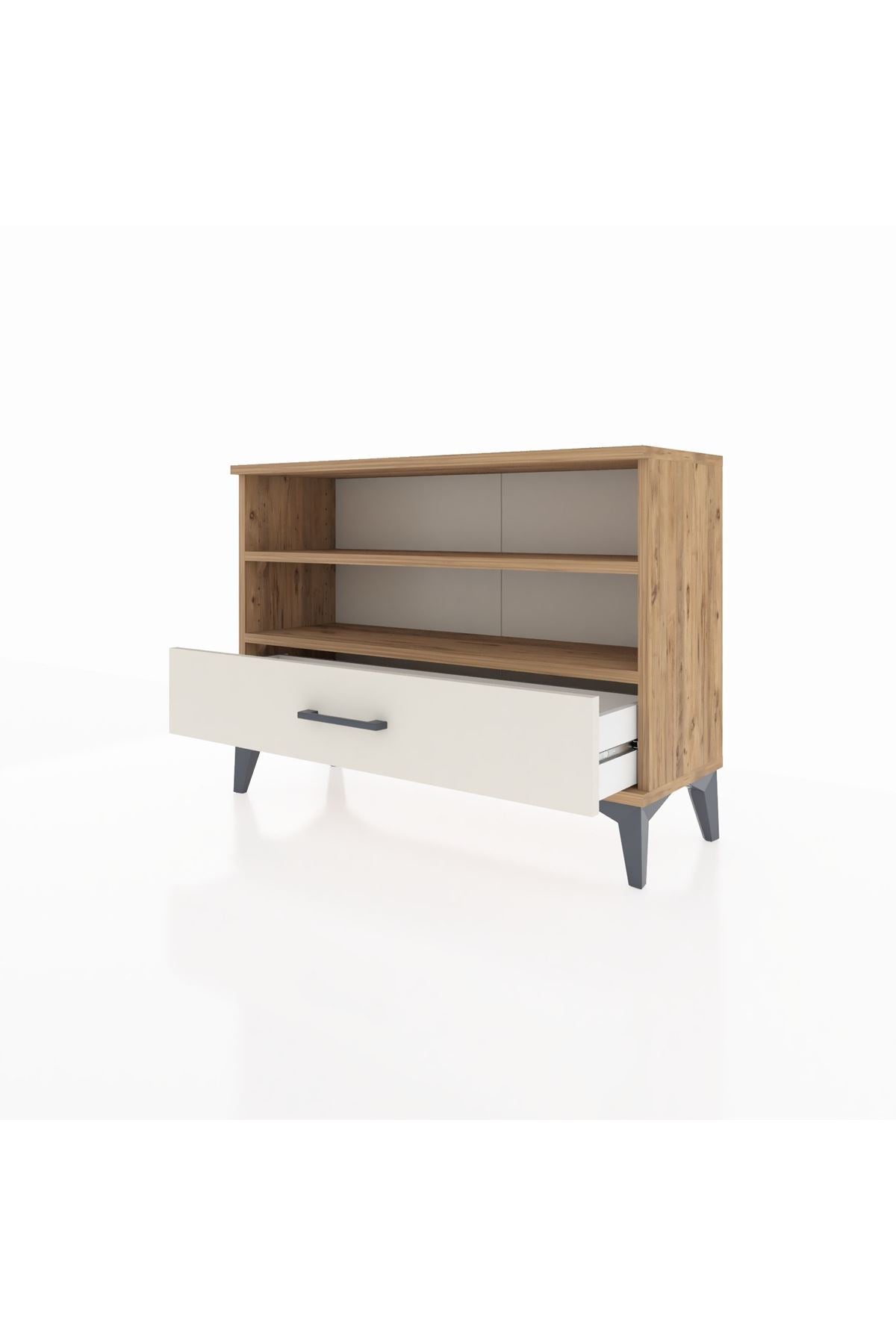 Arges Şifonyer 2 Raflı Tek Çekmeceli 88x30x64 - S02M006V7A