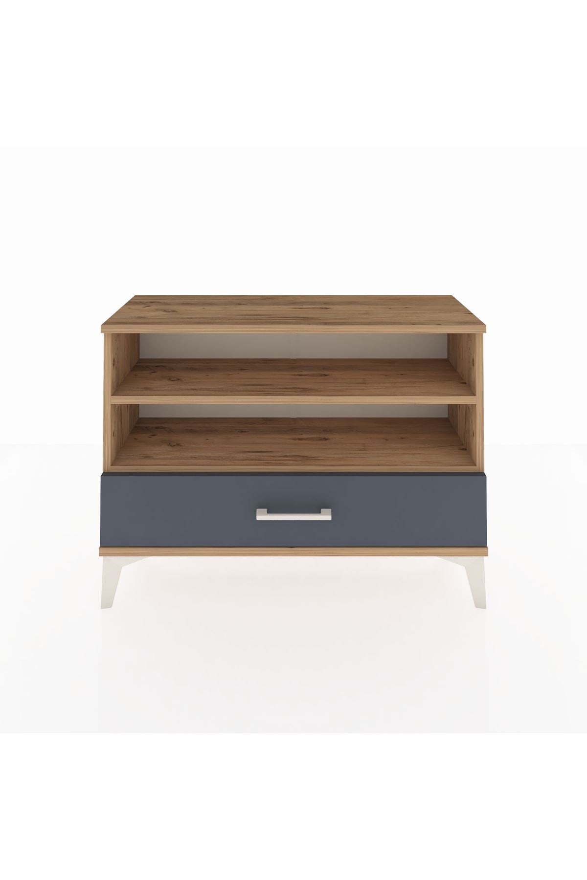 Arges Şifonyer 2 Raflı Tek Çekmeceli 88x30x64 - S02M006V8A
