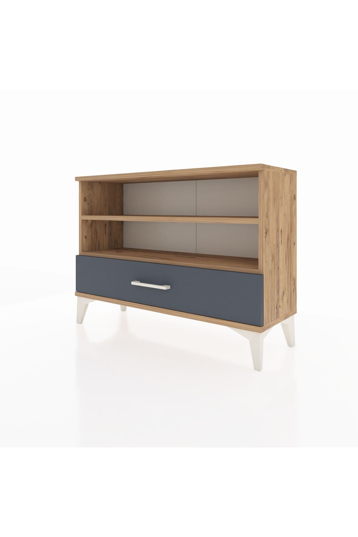 Arges Şifonyer 2 Raflı Tek Çekmeceli 88x30x64 - S02M006V8A
