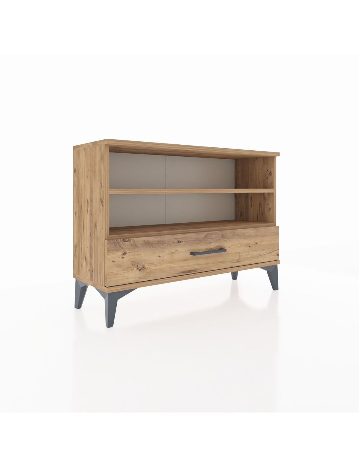 Arges Şifonyer 2 Raflı Tek Çekmeceli 88x30x64 - S02M006V9A