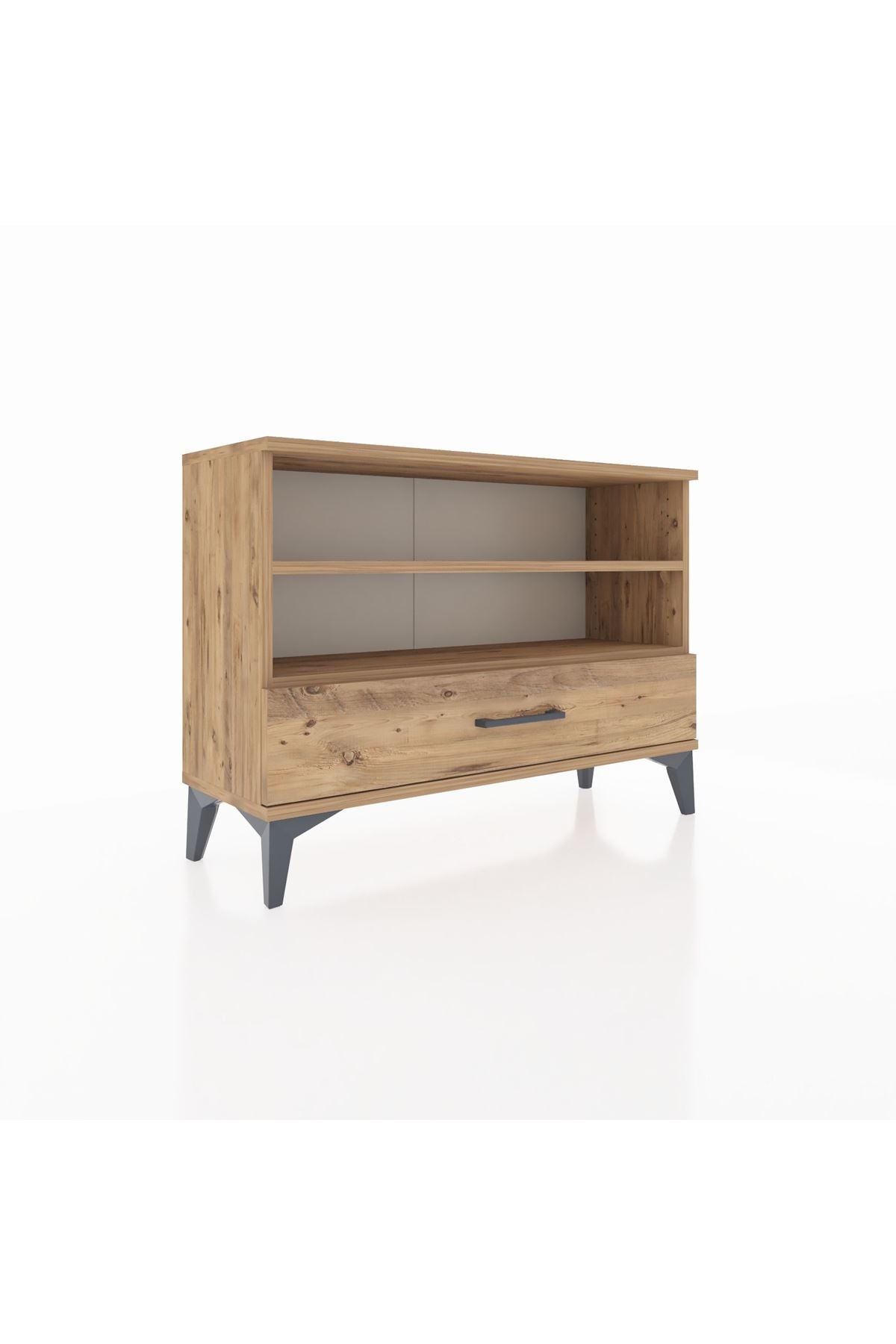 Arges Şifonyer 2 Raflı Tek Çekmeceli 88x30x64 - S02M006V9A