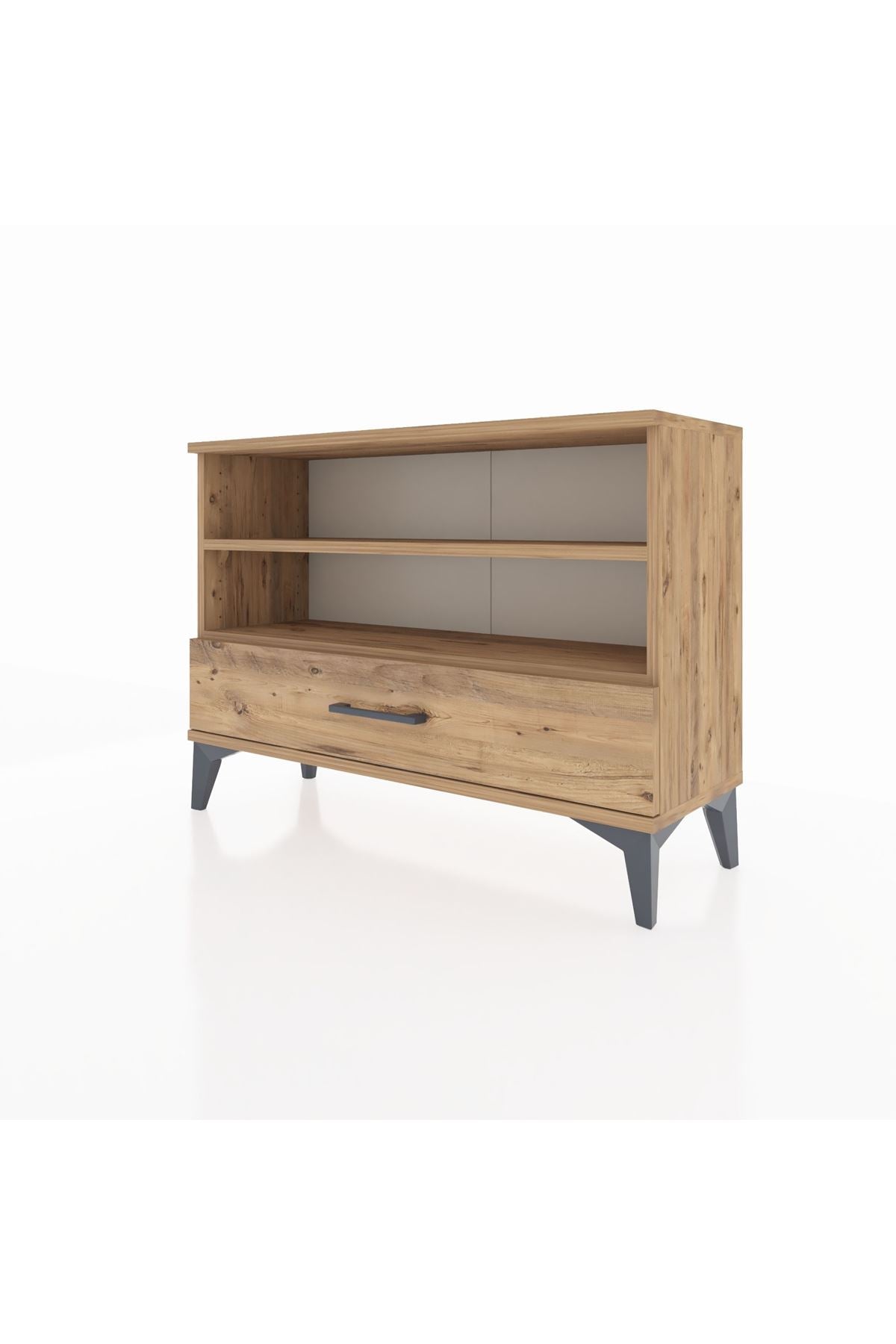 Arges Şifonyer 2 Raflı Tek Çekmeceli 88x30x64 - S02M006V9A