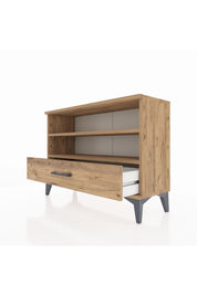 Arges Şifonyer 2 Raflı Tek Çekmeceli 88x30x64 - S02M006V9A