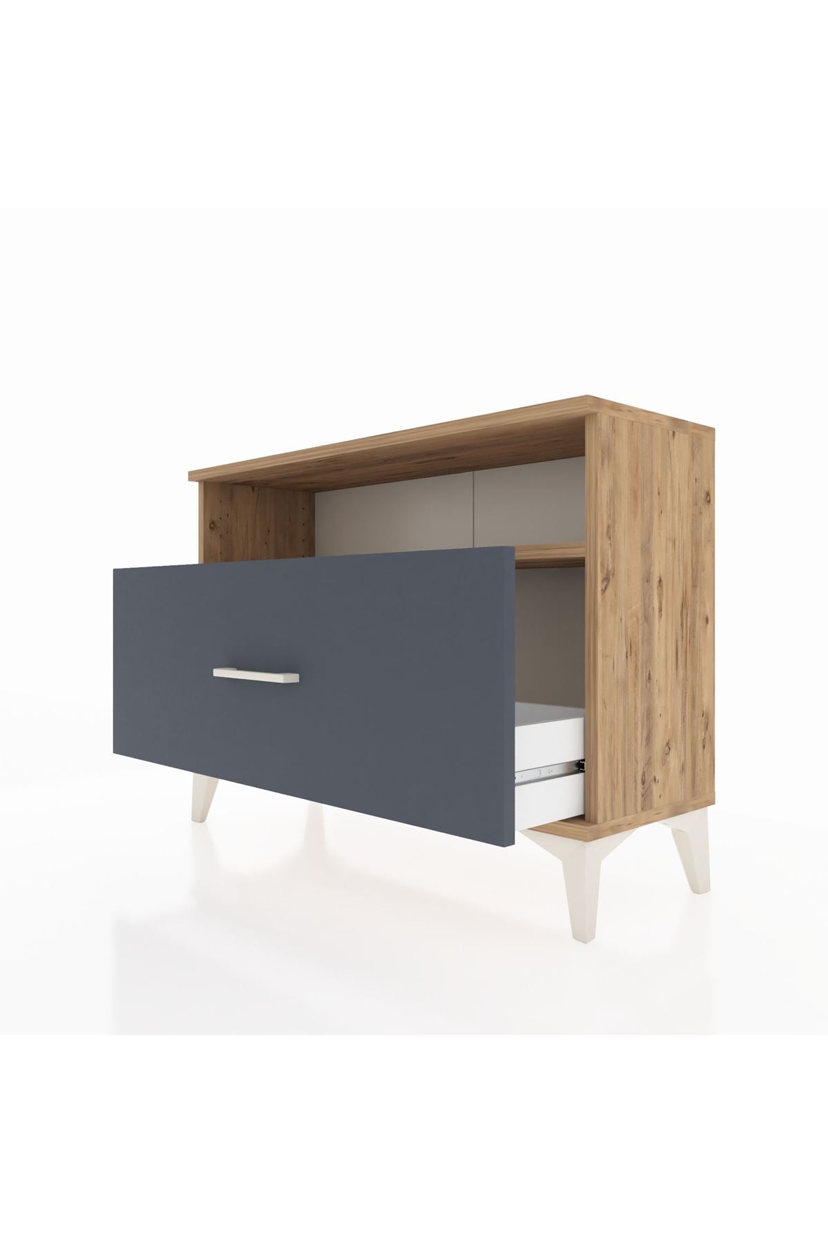 Arges Şifonyer Tek Raflı Tek Çekmeceli 88x30x64 - S02M008V8A