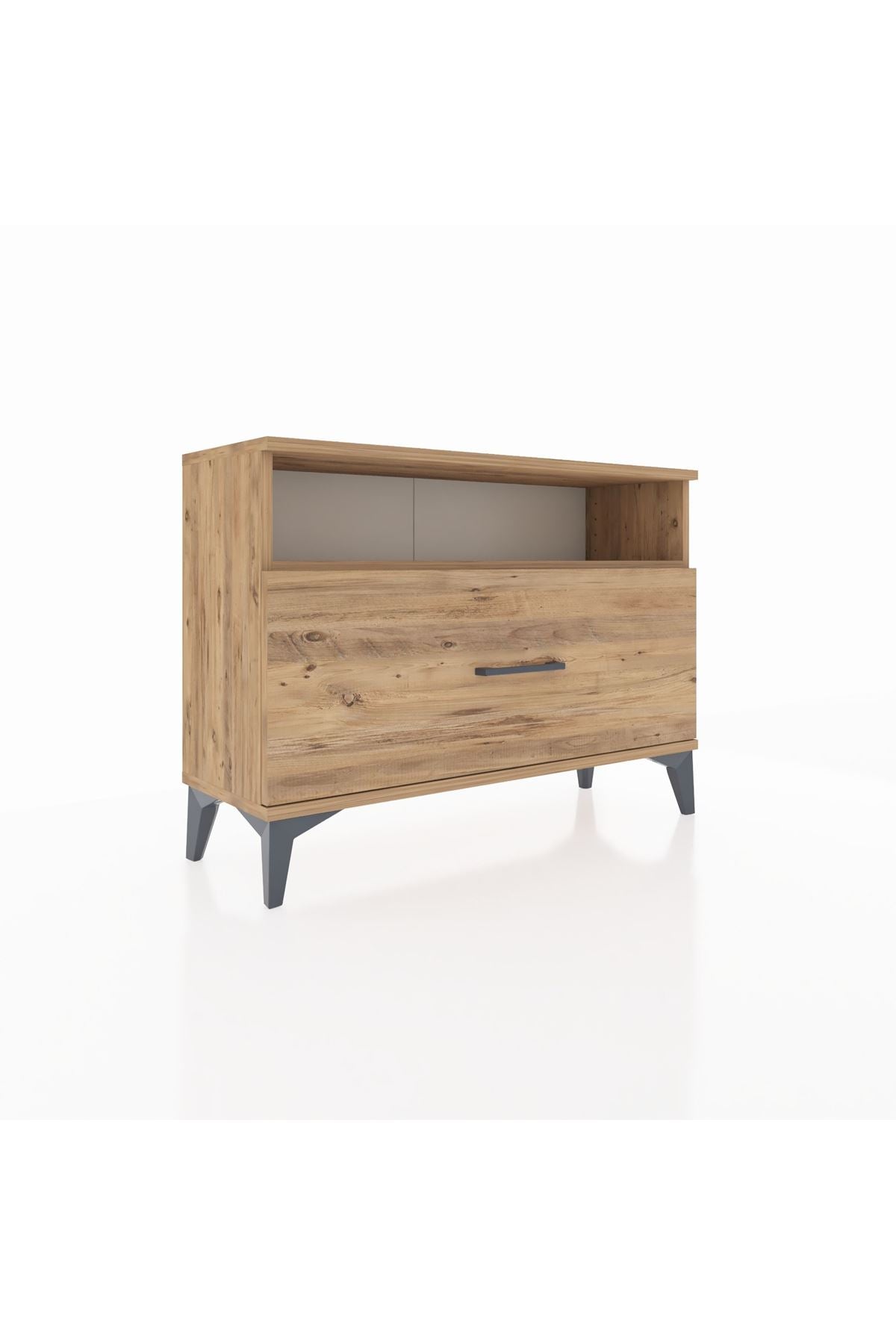 Arges Şifonyer Tek Raflı Tek Çekmeceli 88x30x64 - S02M008V9A