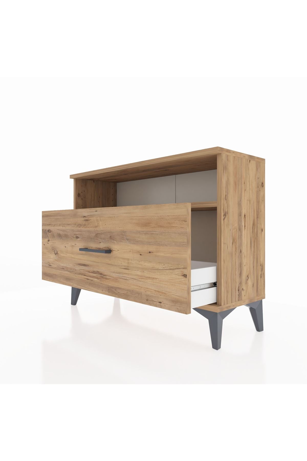 Arges Şifonyer Tek Raflı Tek Çekmeceli 88x30x64 - S02M008V9A