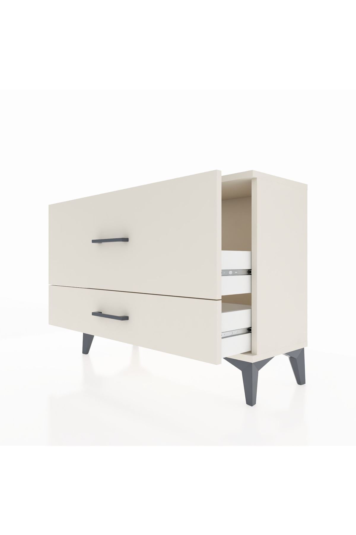 Arges Şifonyer 2 Çekmeceli 88x30x64 - S02M009V1A