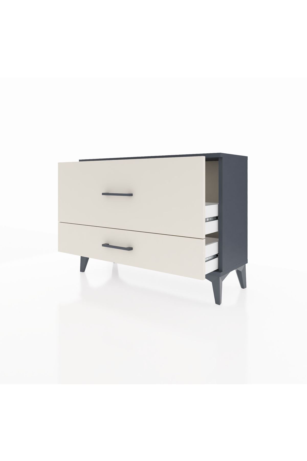 Arges Şifonyer 2 Çekmeceli 88x30x64 - S02M009V4A