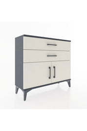 Arges Şifonyer Tek Raflı 2 Çekmeceli 2 Kapaklı 88x30x80 - S03M032V4A