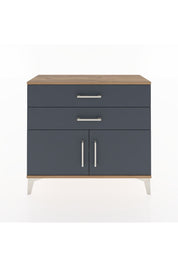 Arges Şifonyer Tek Raflı 2 Çekmeceli 2 Kapaklı 88x30x80 - S03M032V8A