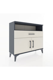 Arges Şifonyer 2 Raflı Tek Çekmeceli 2 Kapaklı 88x30x80 - S03M033V4A