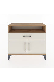 Arges Şifonyer 2 Raflı Tek Çekmeceli 2 Kapaklı 88x30x80 - S03M033V7A