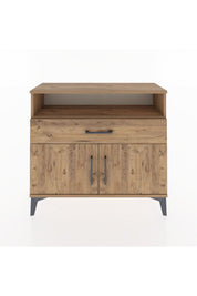 Arges Şifonyer 2 Raflı Tek Çekmeceli 2 Kapaklı 88x30x80 - S03M033V9A