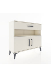 Arges Şifonyer 2 Raflı Tek Çekmeceli 2 Kapaklı 88x30x80 - S03M034V1A