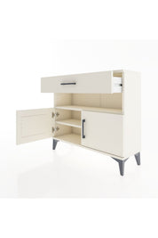Arges Şifonyer 2 Raflı Tek Çekmeceli 2 Kapaklı 88x30x80 - S03M034V1A