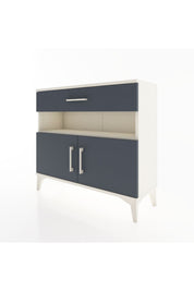 Arges Şifonyer 2 Raflı Tek Çekmeceli 2 Kapaklı 88x30x80 - S03M034V2A