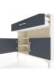 Arges Şifonyer 2 Raflı Tek Çekmeceli 2 Kapaklı 88x30x80 - S03M034V2A