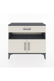 Arges Şifonyer 2 Raflı Tek Çekmeceli 2 Kapaklı 88x30x80 - S03M034V4A
