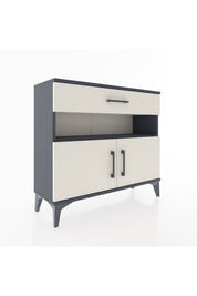 Arges Şifonyer 2 Raflı Tek Çekmeceli 2 Kapaklı 88x30x80 - S03M034V4A