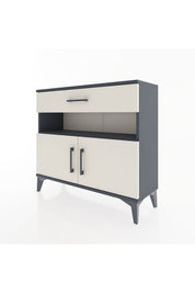Arges Şifonyer 2 Raflı Tek Çekmeceli 2 Kapaklı 88x30x80 - S03M034V4A