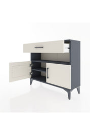 Arges Şifonyer 2 Raflı Tek Çekmeceli 2 Kapaklı 88x30x80 - S03M034V4A